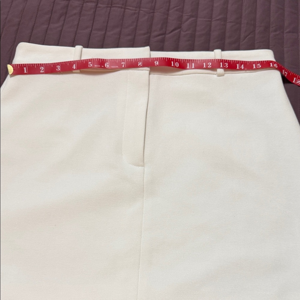 Veronica Beard Elegant White Mini Skirt - Picture 6 of 9